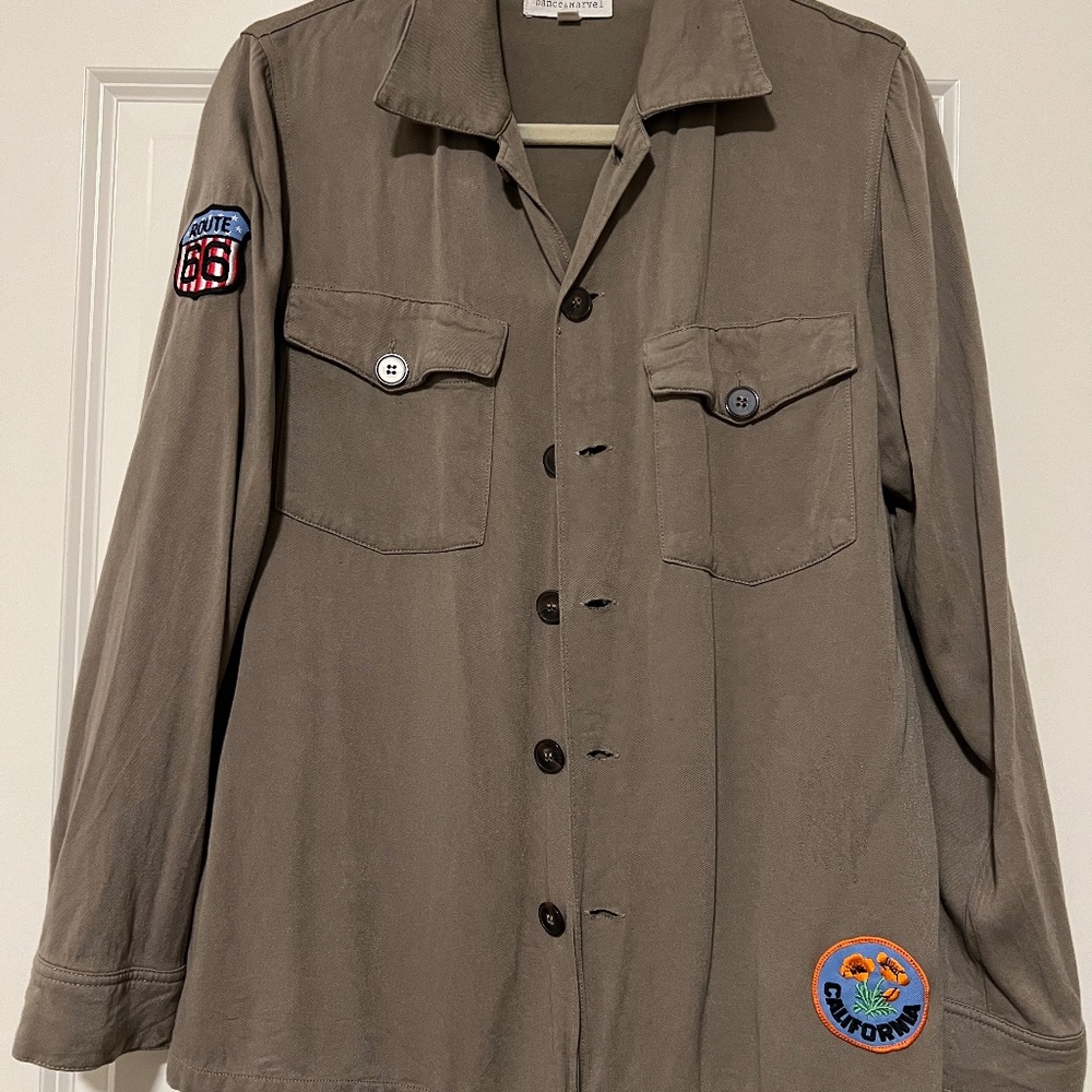 Dance & Marvel Button Down - California Patches M
